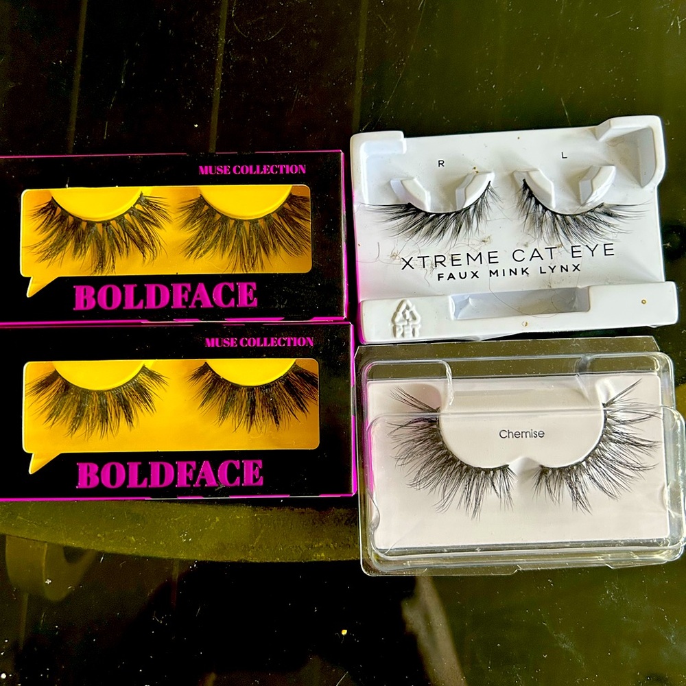 New Boldface Mega Babe Blown Away false fake eyelashes mink eye lashes cat faux